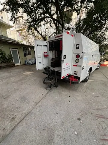 Magnet Plumbing service vehicle on-site for Faucet Repair in Chena Ridge