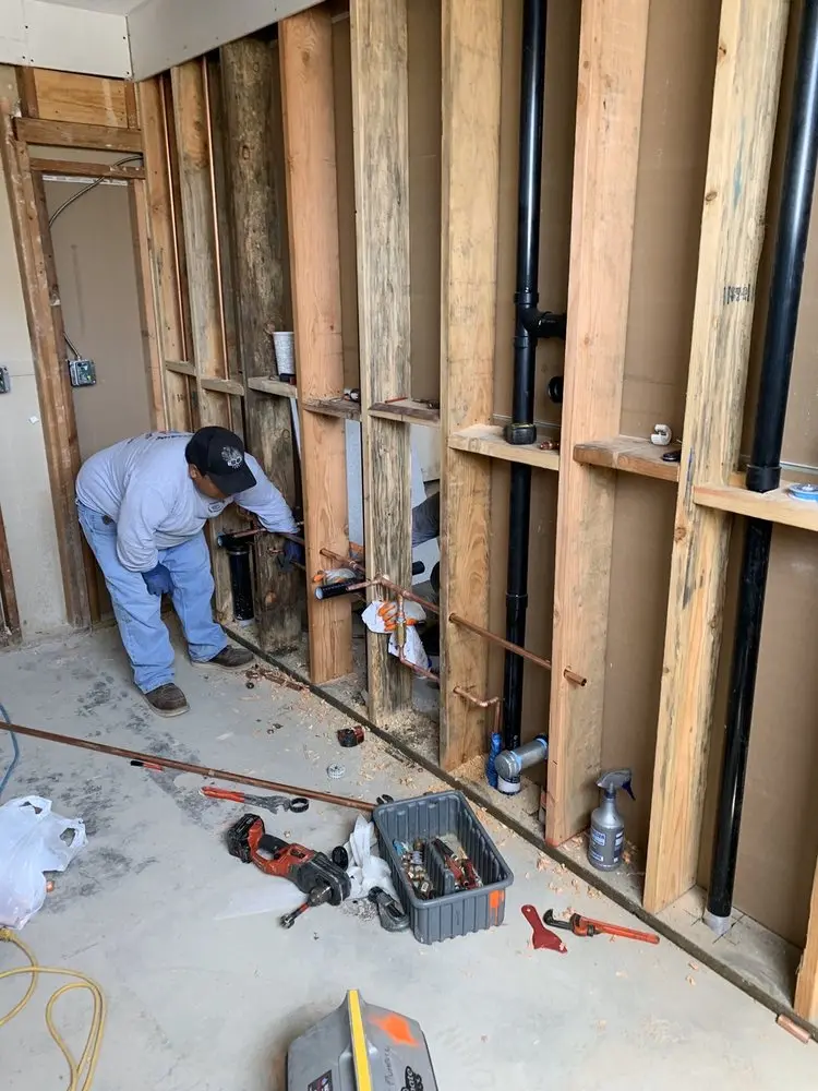 Commercial rough-in plumbing for Commercial Plumbing in Chena Ridge